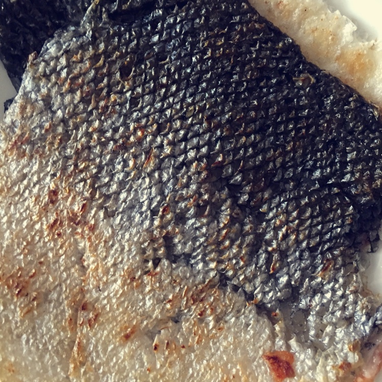 香煎三文鱼皮