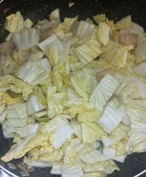 家常猪肉白菜炖豆腐的做法 步骤3
