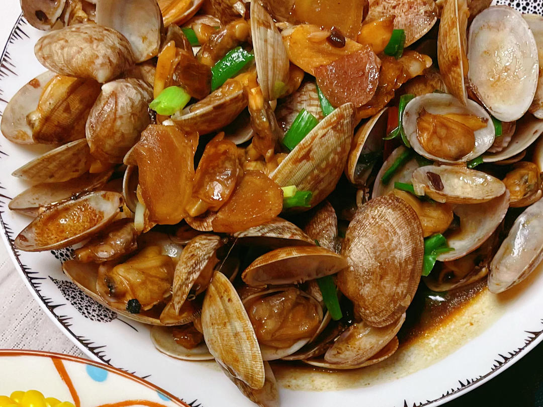 家常快手菜 爆炒花蛤（主调料仅三味）
