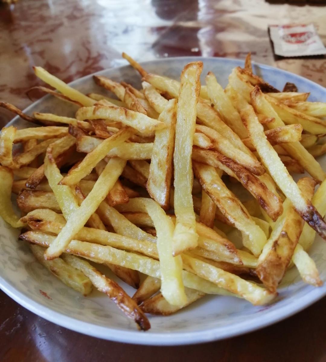 空气炸锅薯条&不用速冻版&超快手 现做现吃