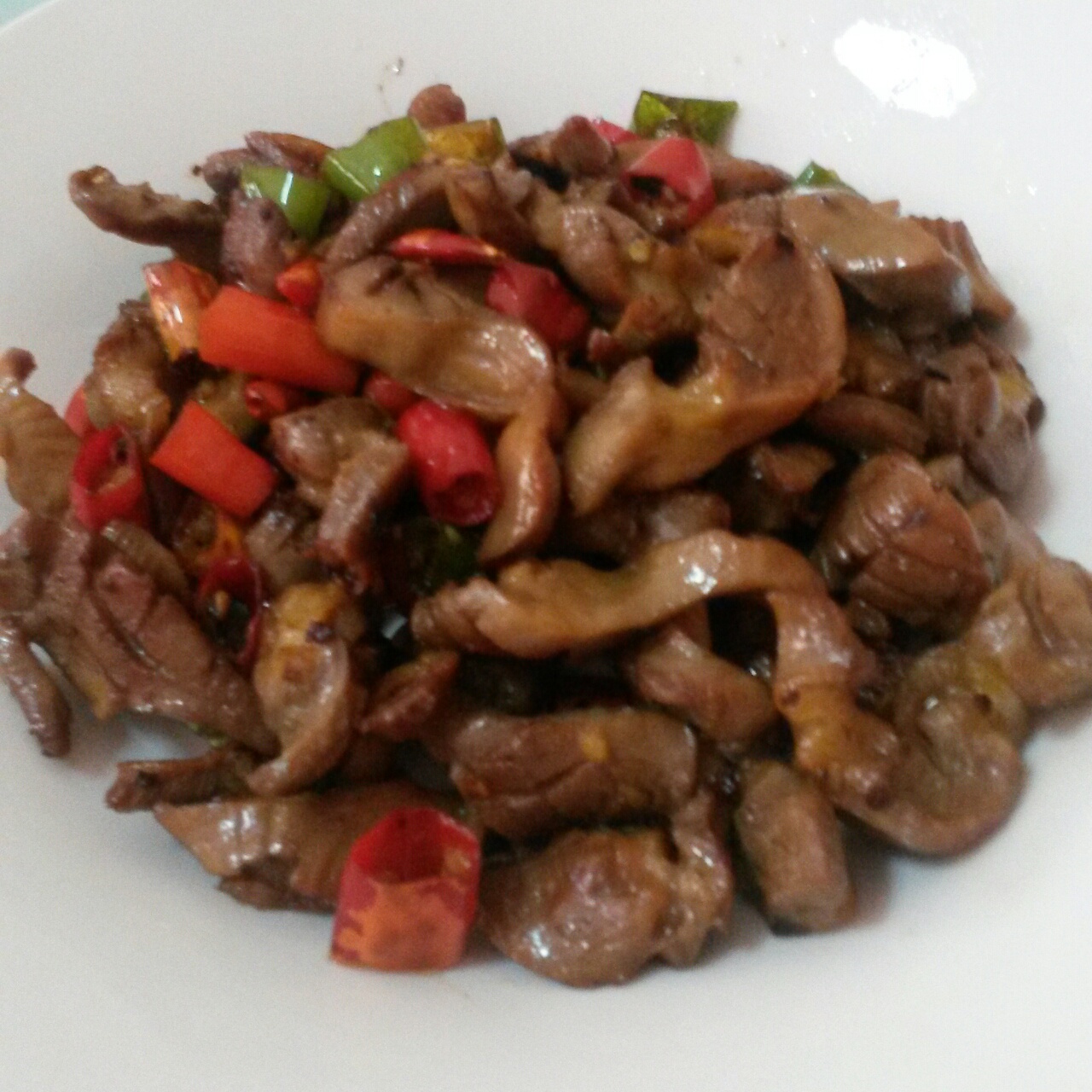 小米椒爆鸡胗