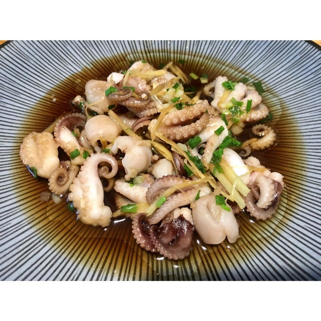 葱油鲜鱿