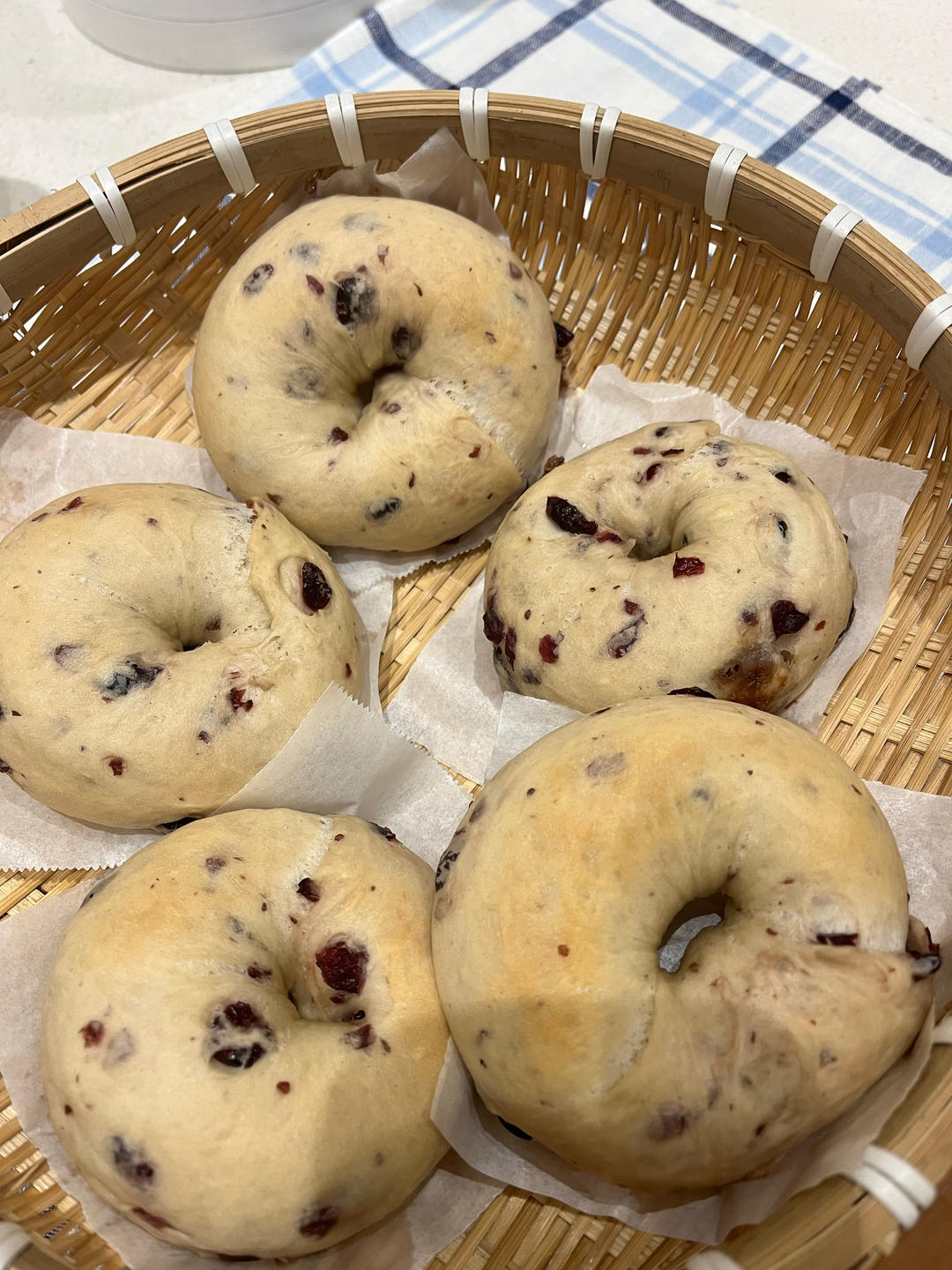 藤田千秋的蔓越莓白巧克力贝果