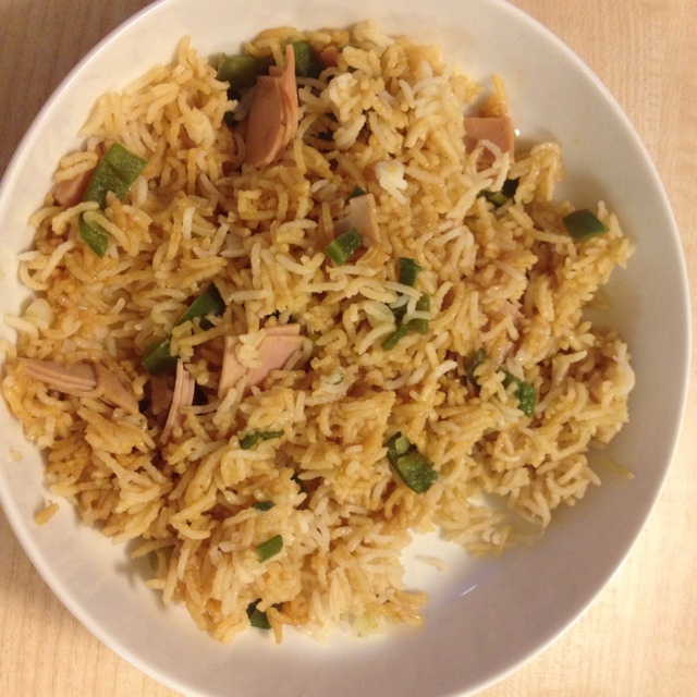 土豆咸肉焖米饭