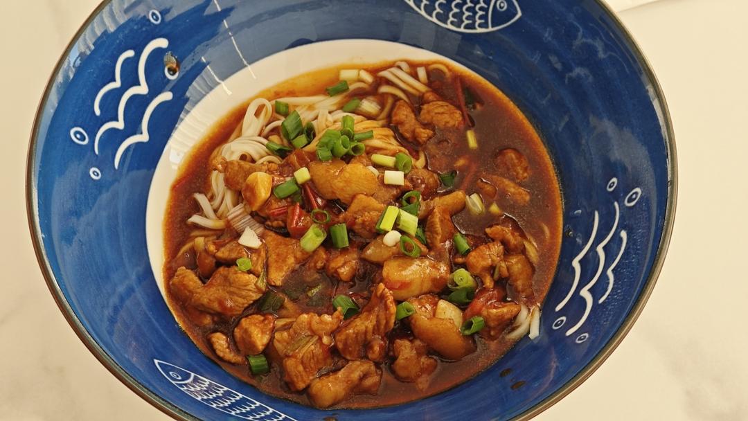 番茄肉末拌面