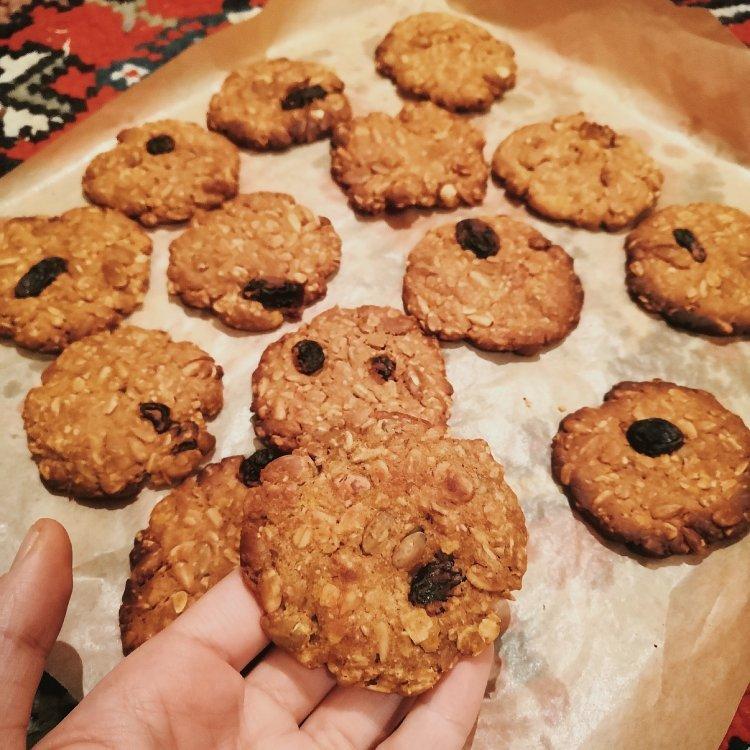 无油无糖红薯燕麦饼干