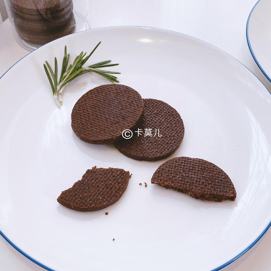 巧克力榛子酥饼