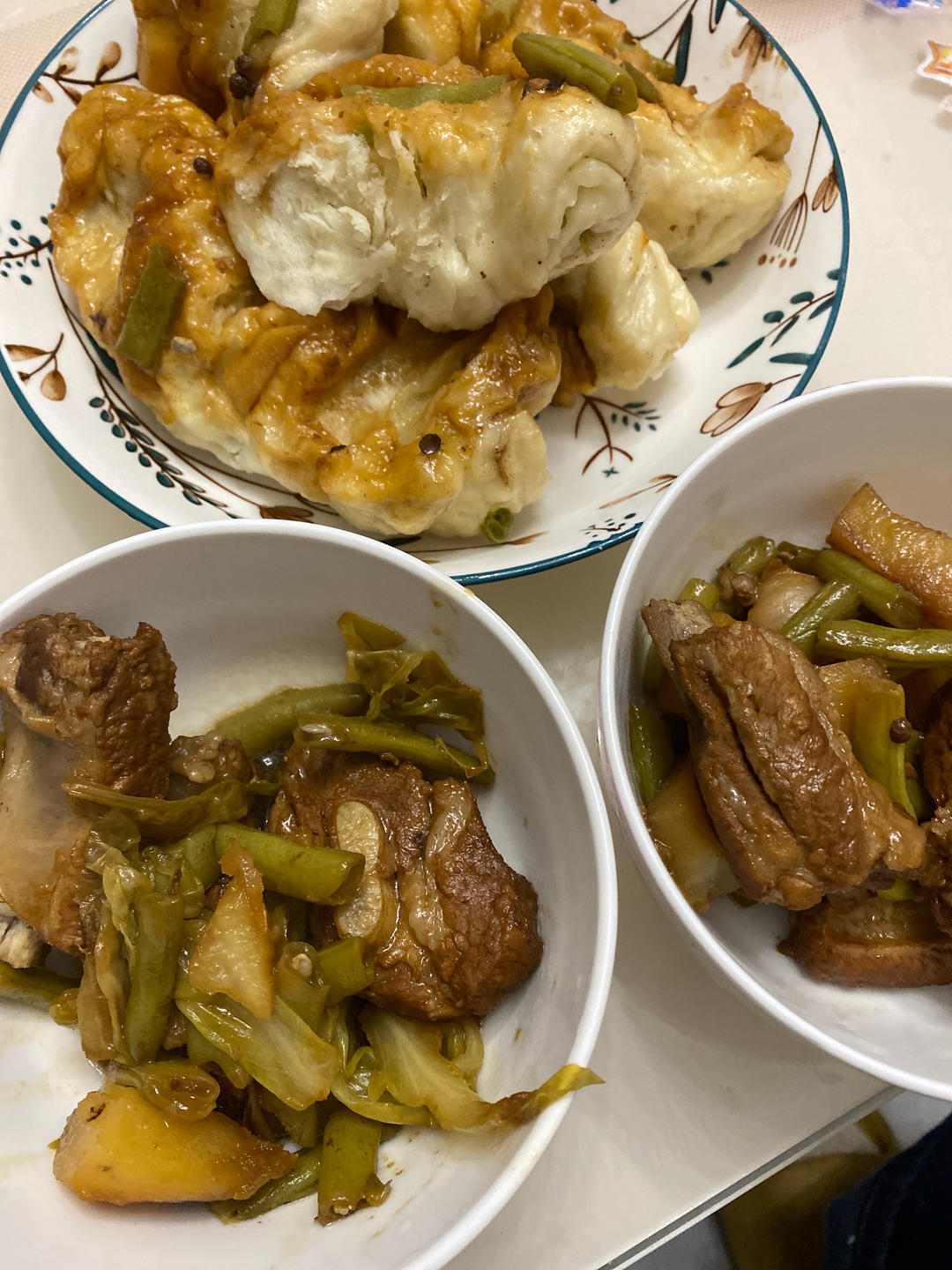 排骨闷花卷