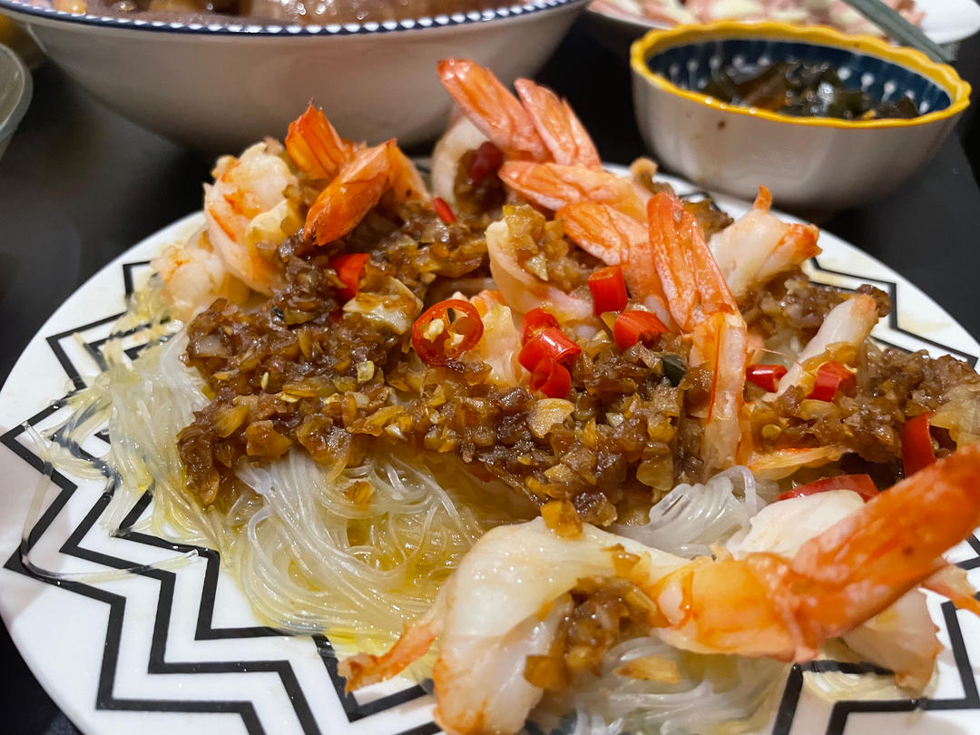 蒜蓉粉丝开背虾