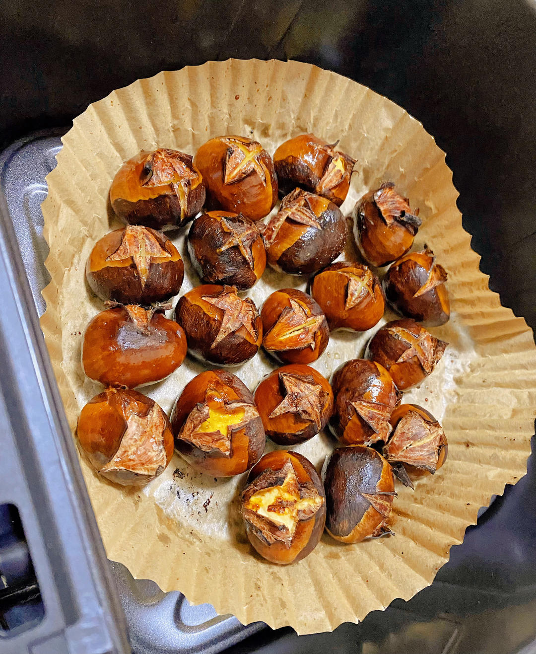 空气炸锅糖炒栗子