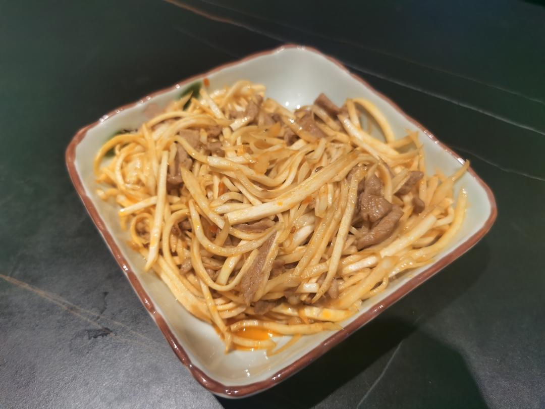 茭白炒肉丝