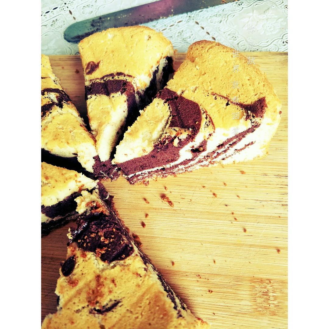 斑马纹酸奶蛋糕