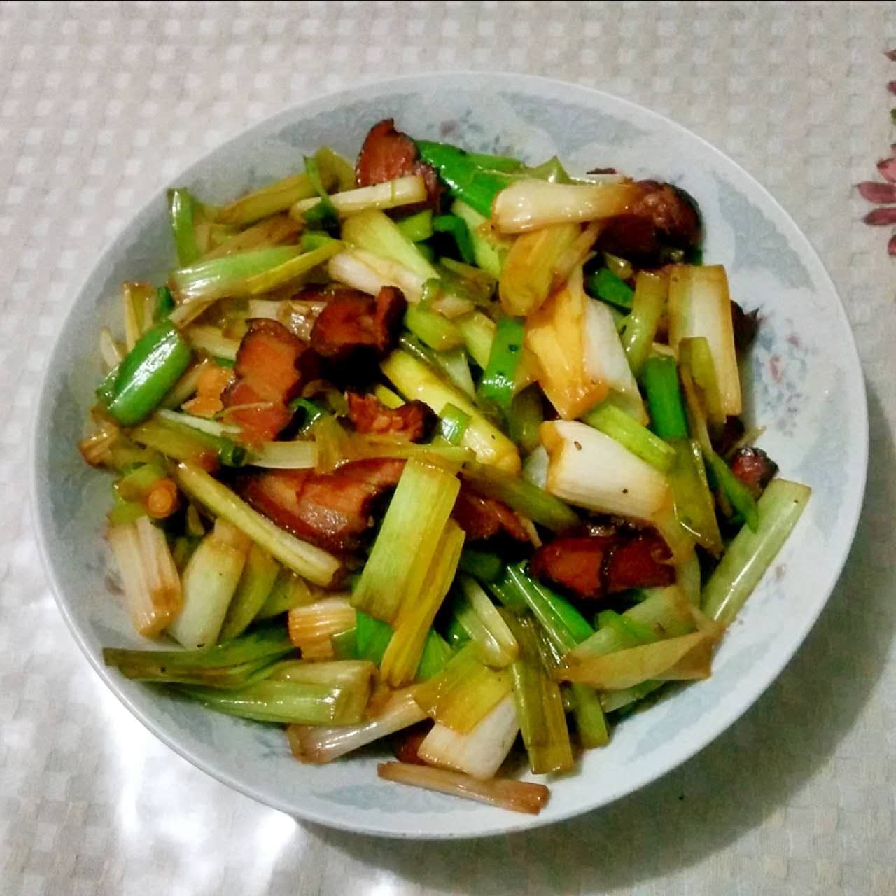 青蒜炒腊肉