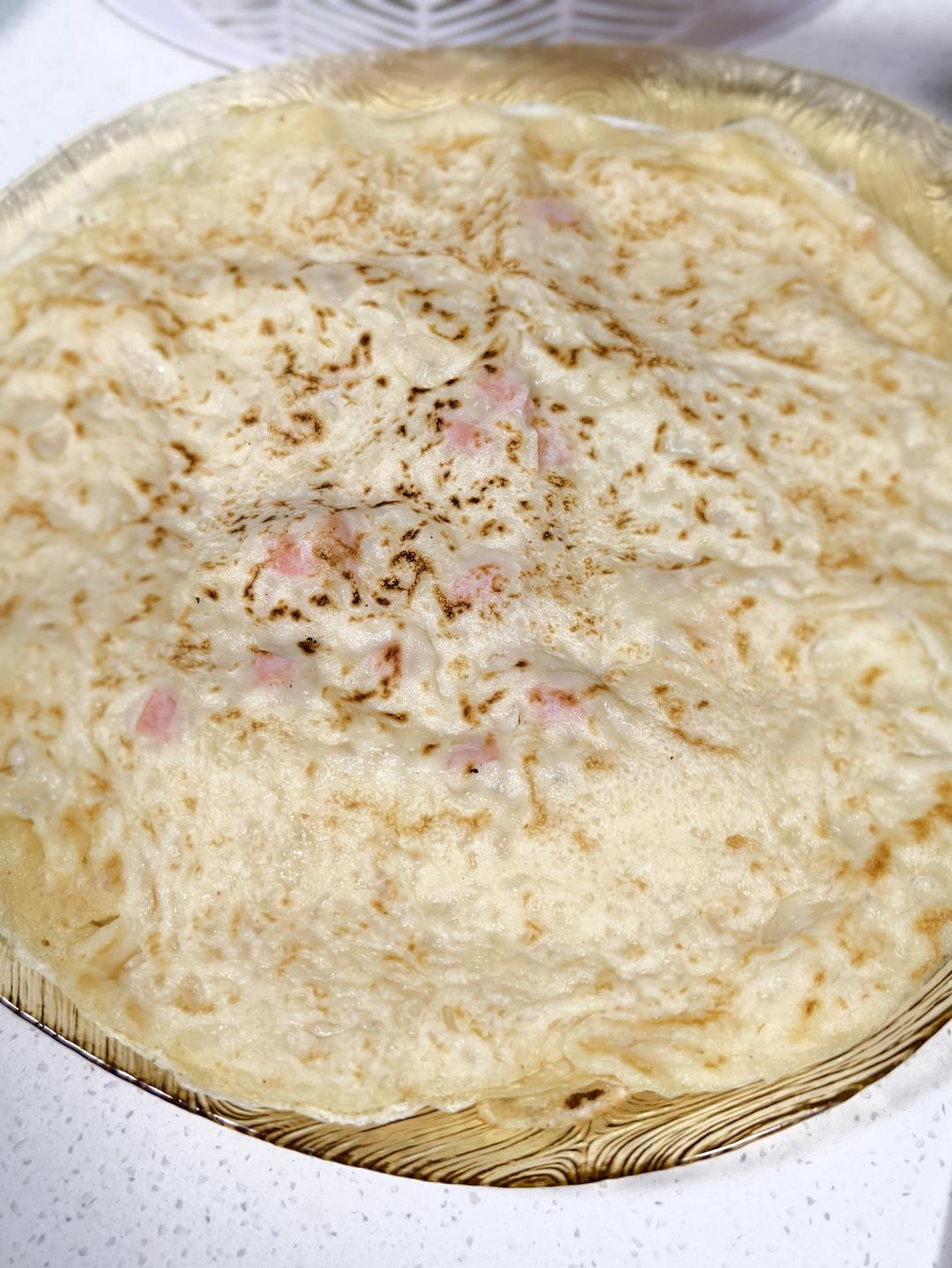 葱花火腿鸡蛋软饼