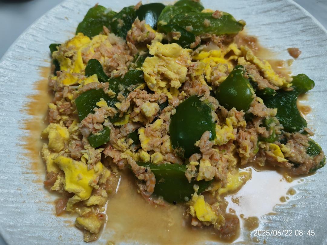 磷虾炒滑蛋（超快手低脂高蛋白💪🏻）
