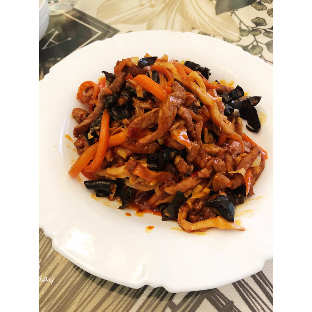 超级下饭鱼香肉丝（不辣版）