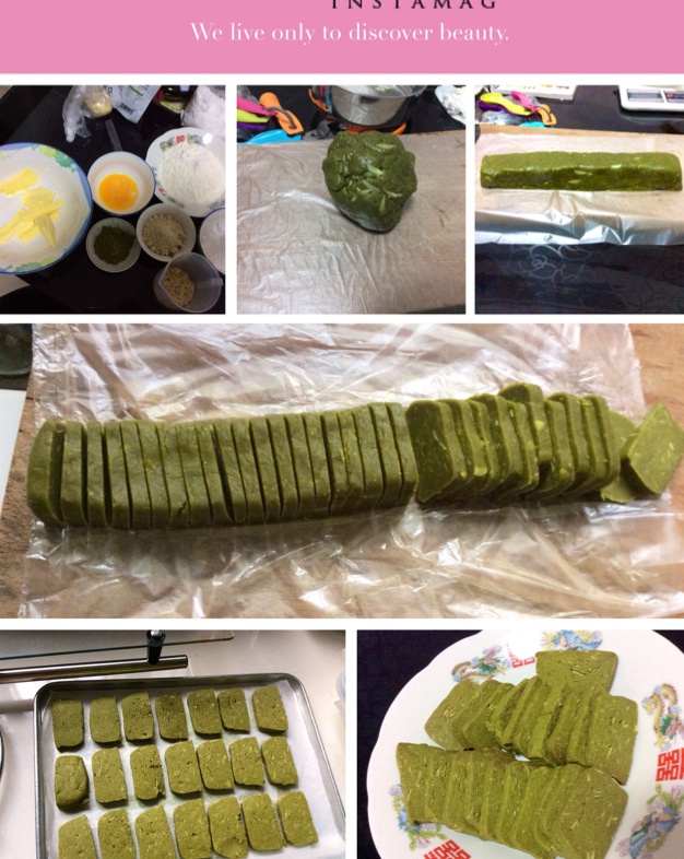 抹茶杏仁饼干