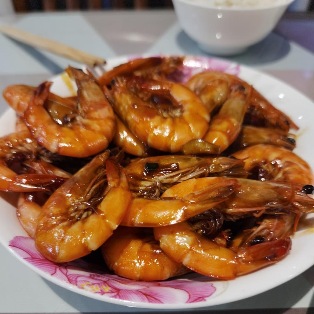 家庭版油焖大虾