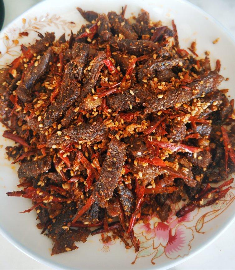 麻辣牛肉干