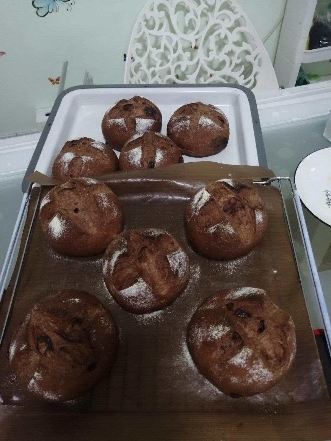 香蕉巧克力软欧