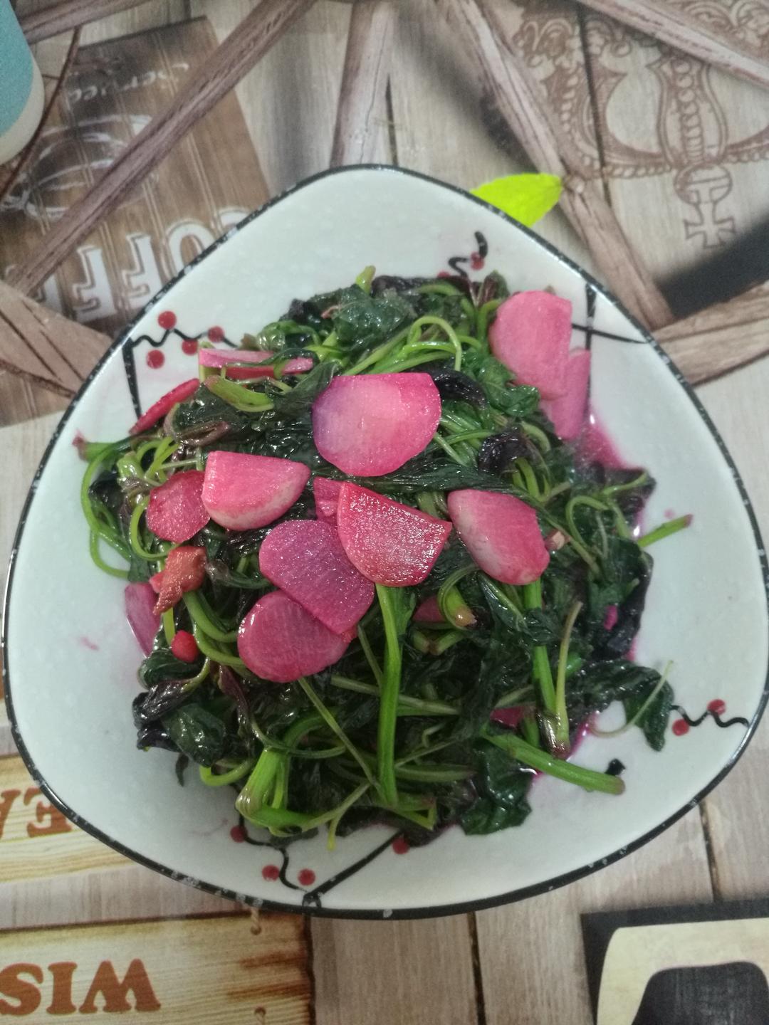 清炒红汉菜