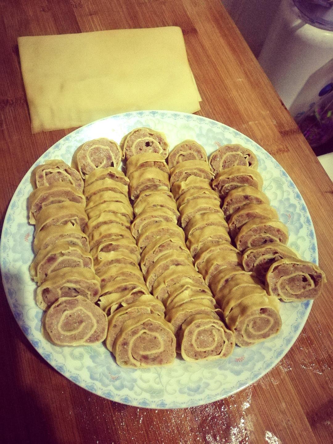 豆皮肉卷 田洪宁做的豆皮肉卷 12 做过