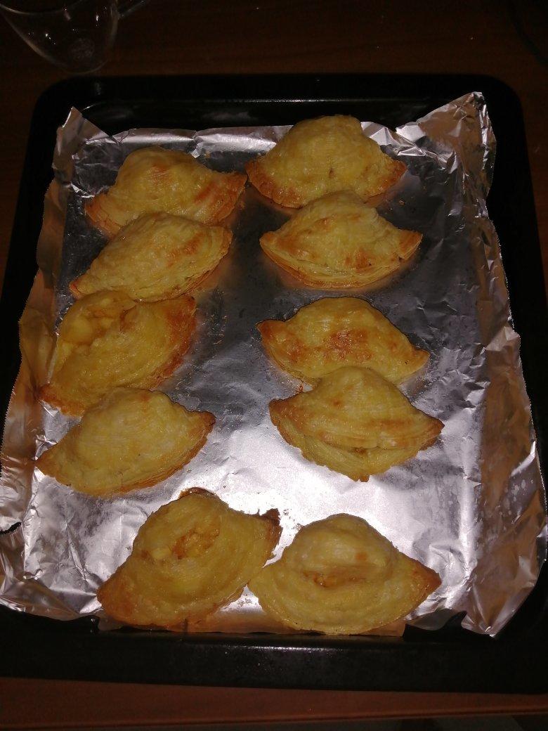 蓝山0606做的苹果酥～蛋挞皮版