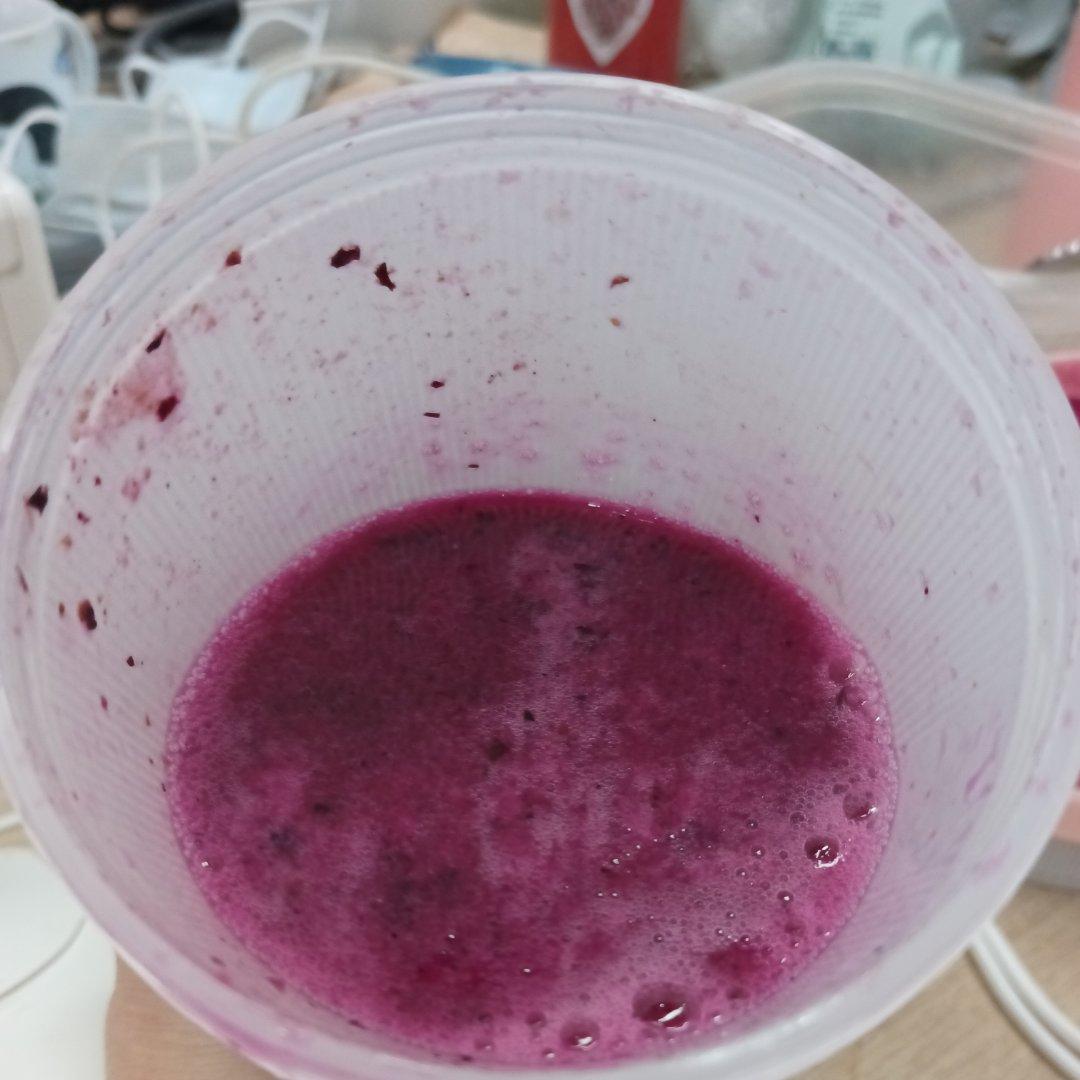 蓝莓桑葚火龙果汁/花青素满满的素颜水