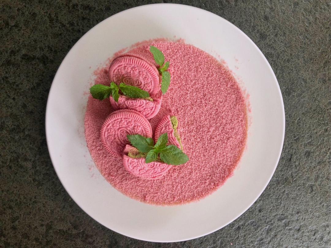 樱花奥利奥酸奶慕斯