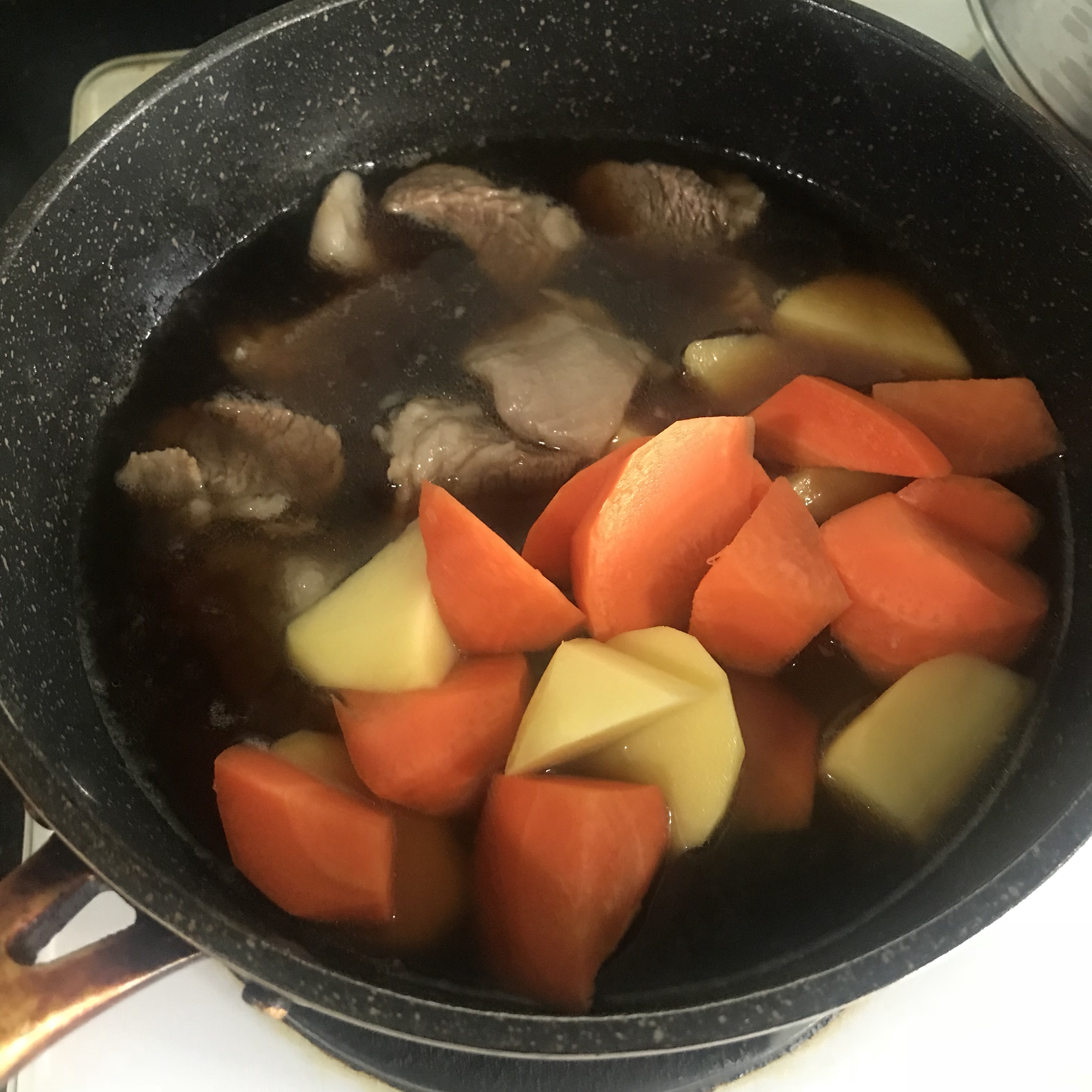 沙茶牛肉炖土豆的做法 步骤7