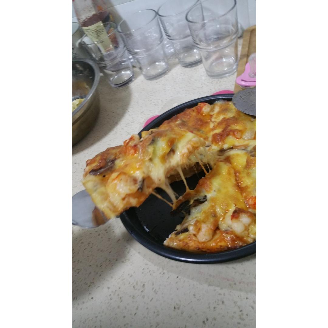 8寸纯手工什锦披萨