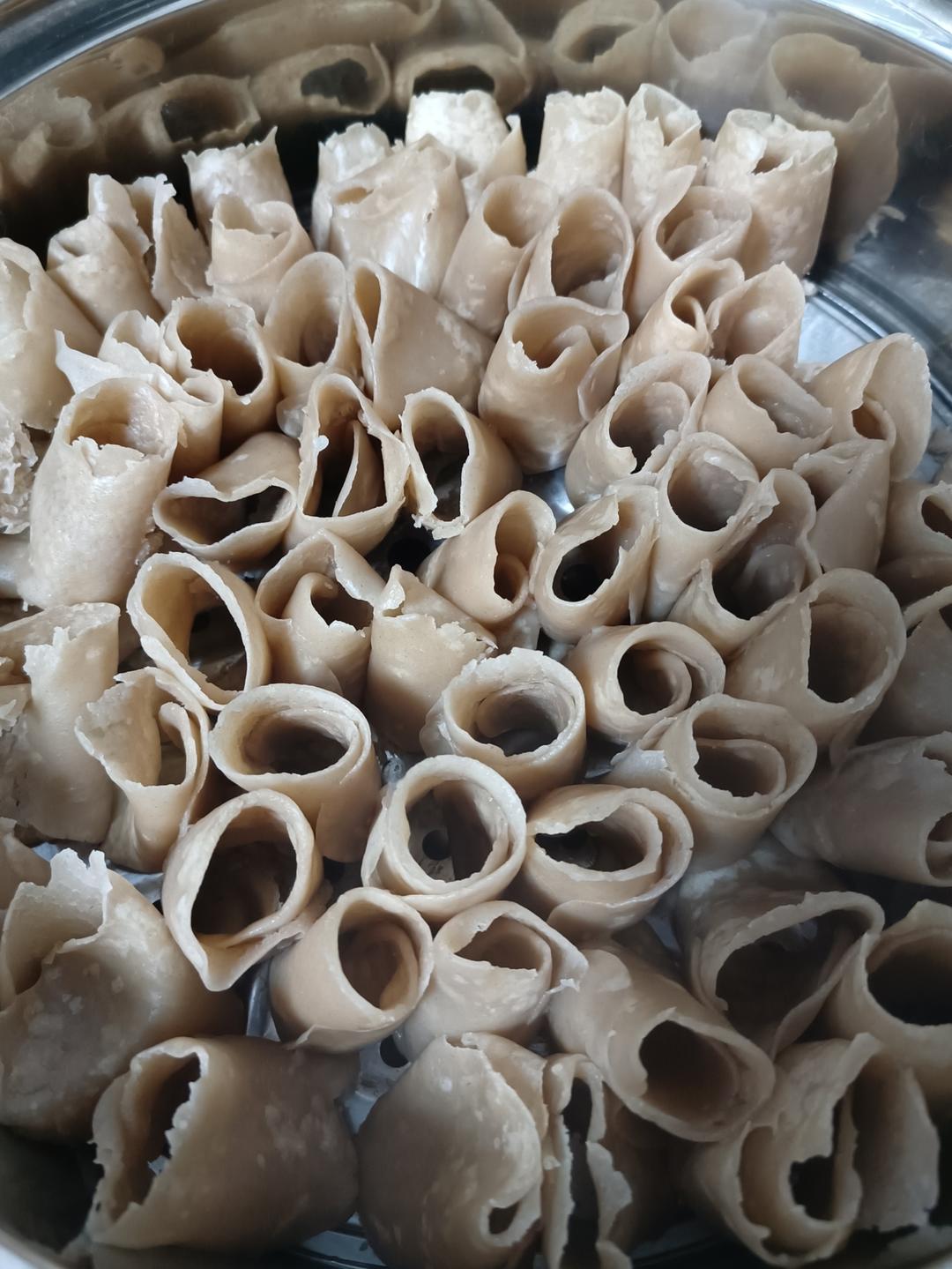 第一次做莜面栲栳老，老公居然说比西贝的还好吃！