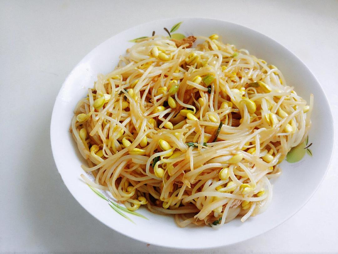 素炒豆芽的做法