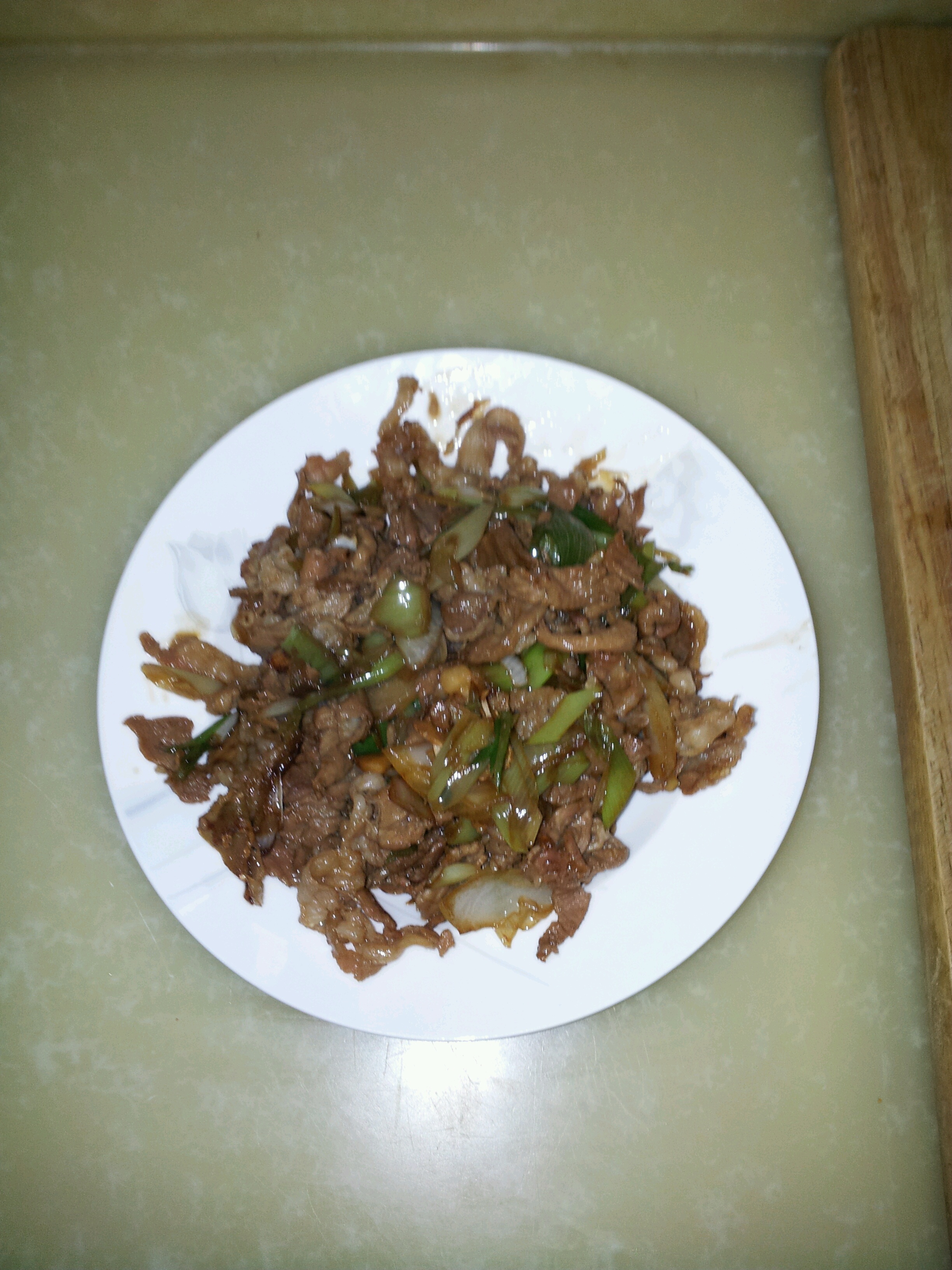 老北京葱爆（炮）羊肉
