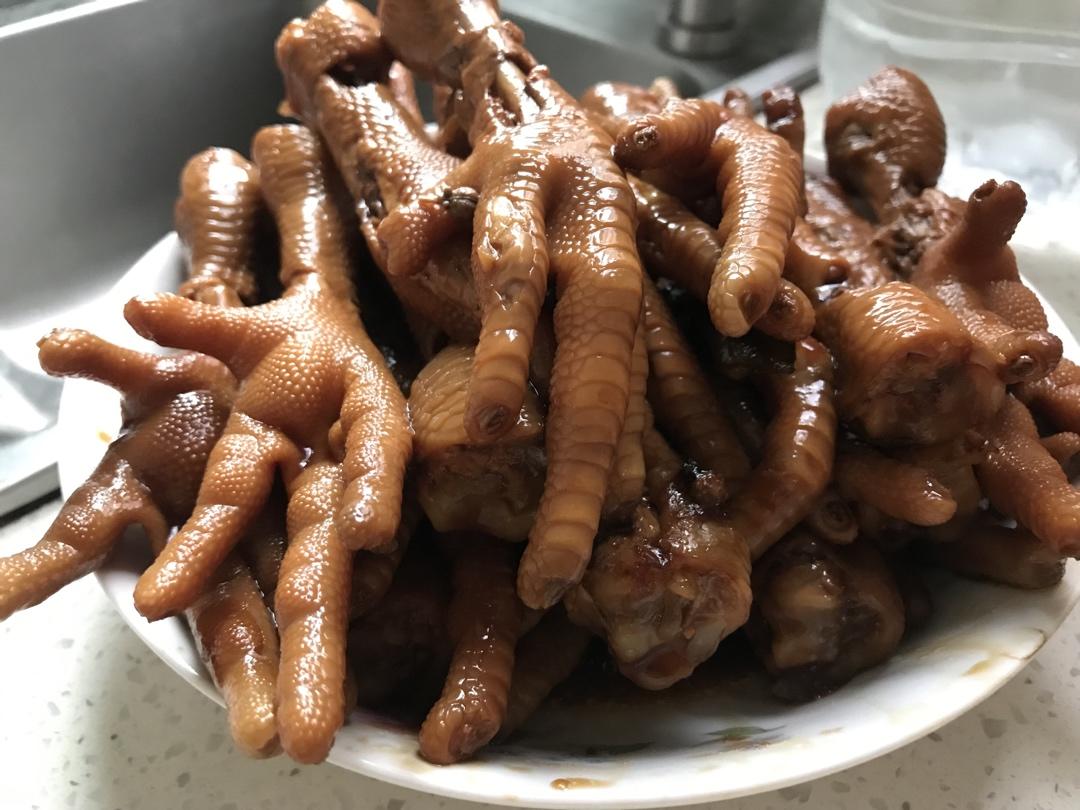 秘制红烧鸡爪