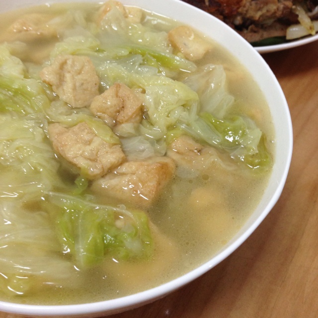 烟影斜阳做的白菜豆泡