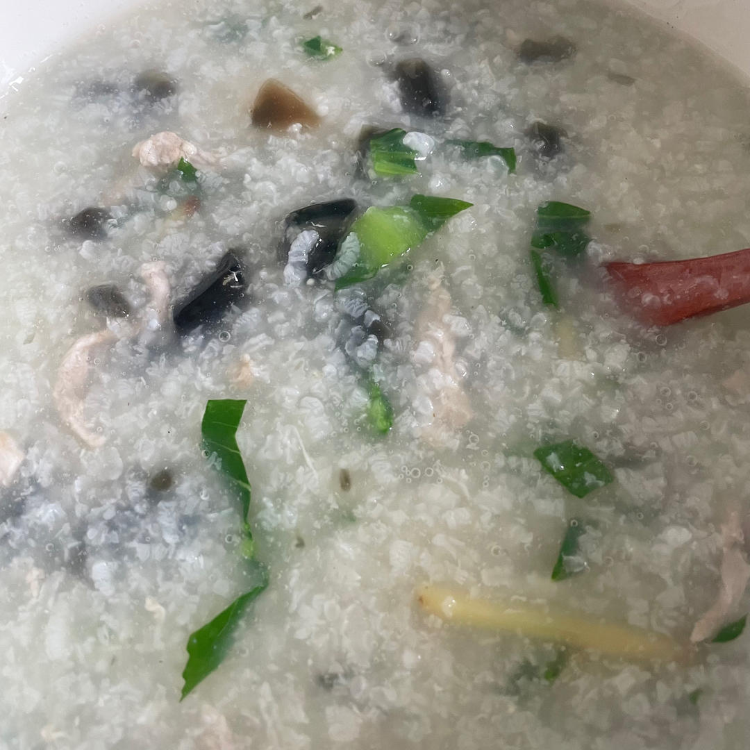 十五分钟快手之香滑皮蛋瘦肉粥(附五分钟电饭煲电压力锅更快捷方法)