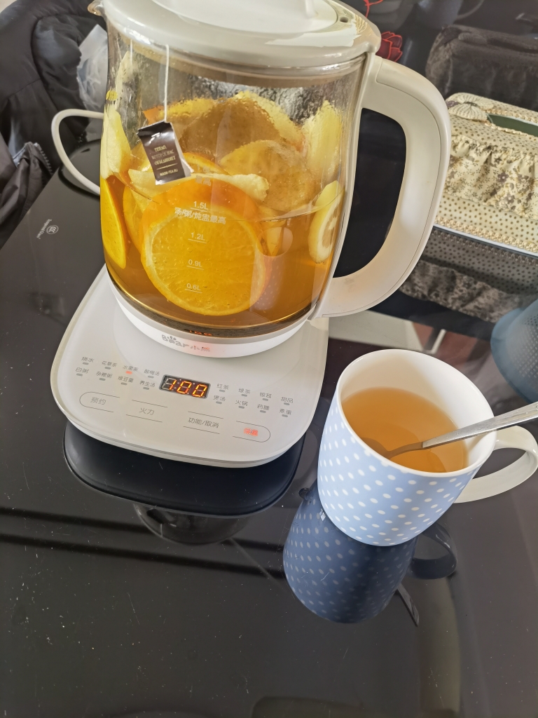 巨好喝的苹果香橙茶的做法