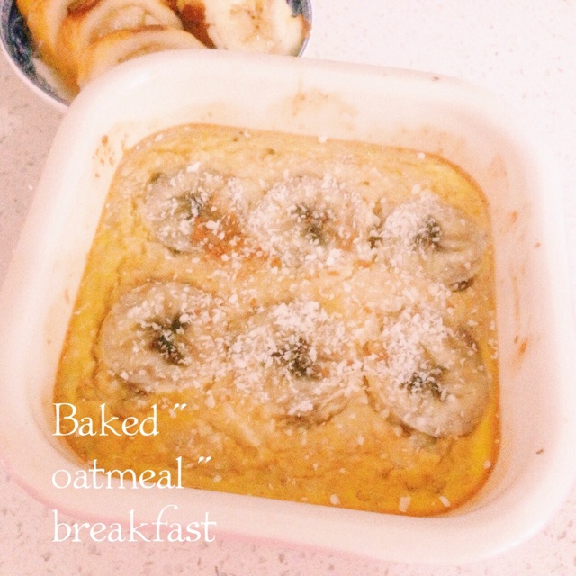 Baked Oatmeal Breakfast 早餐烤燕麦