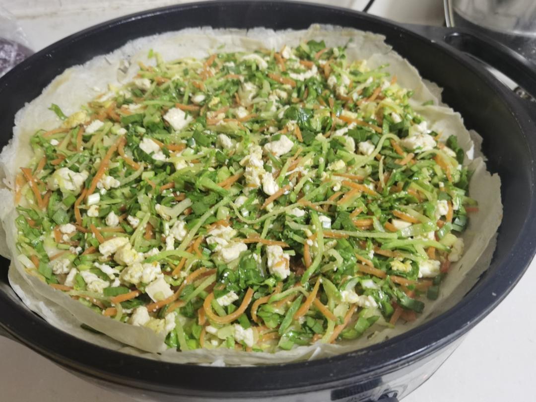 鲁南名吃——滕州菜煎饼 附电饼铛摊煎饼