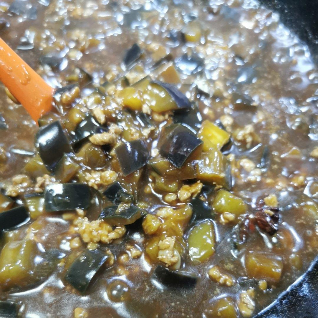 茄丁肉酱打卤面