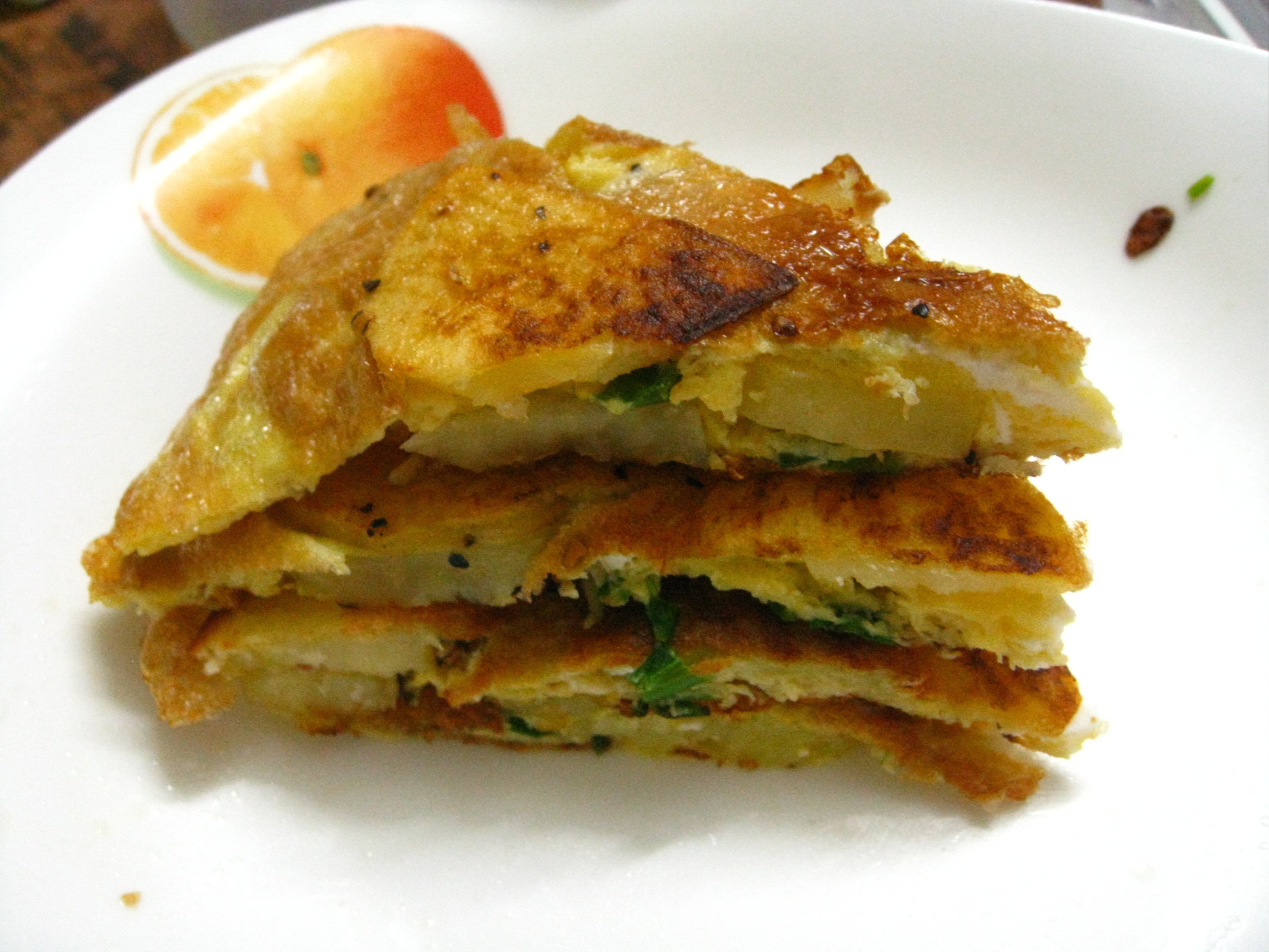 西班牙土豆煎蛋饼