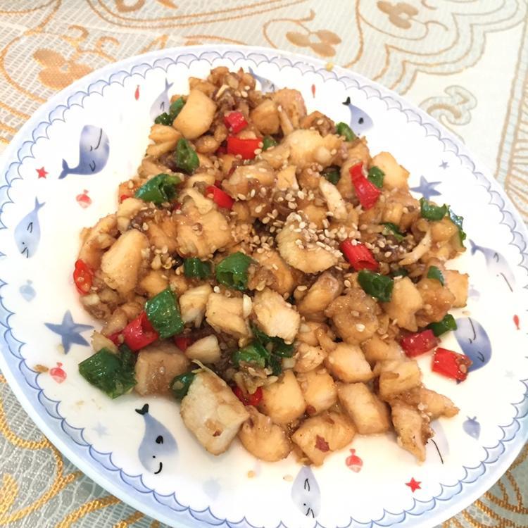 蒜味辣鸡块