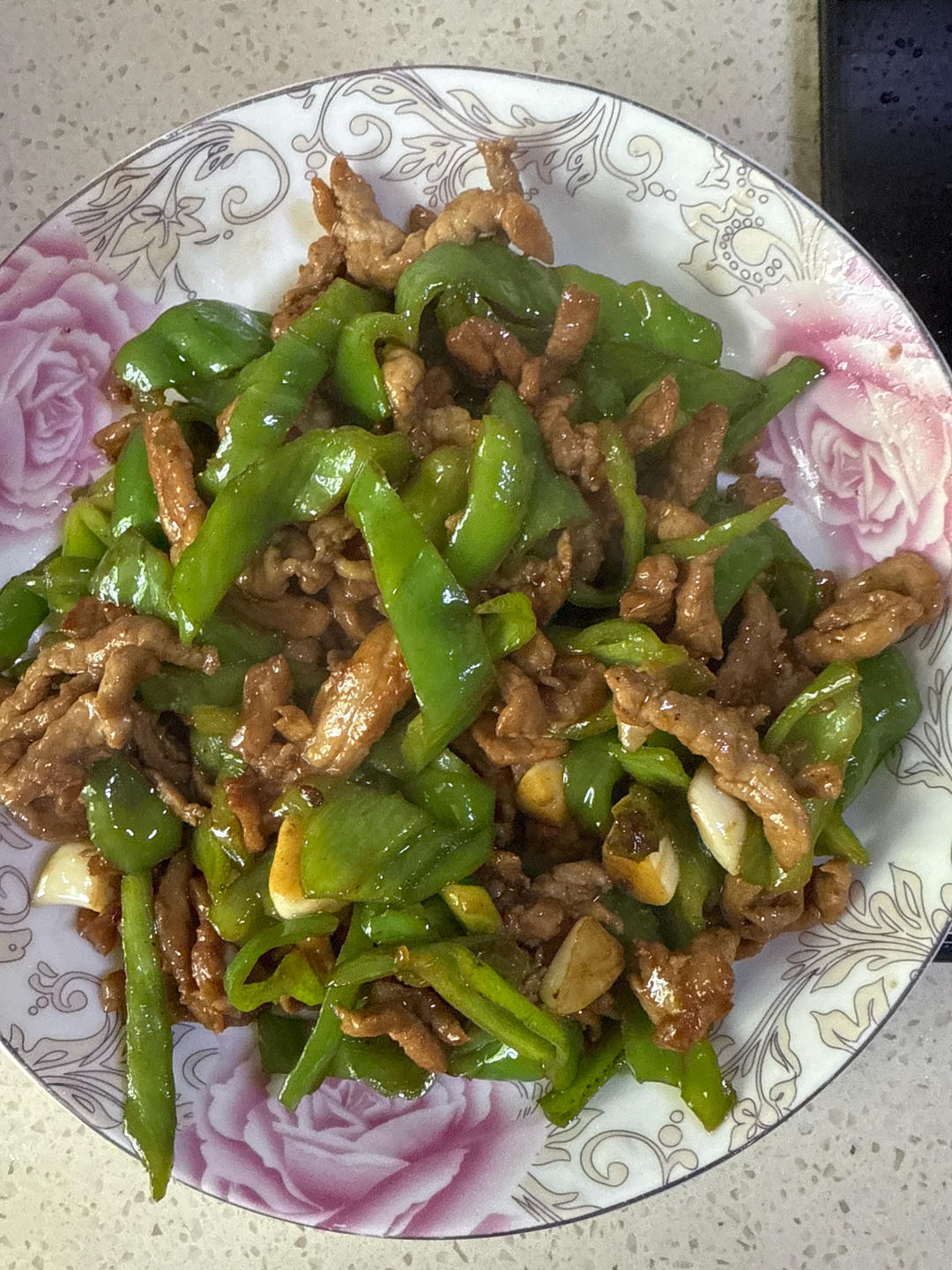 青椒炒肉丝