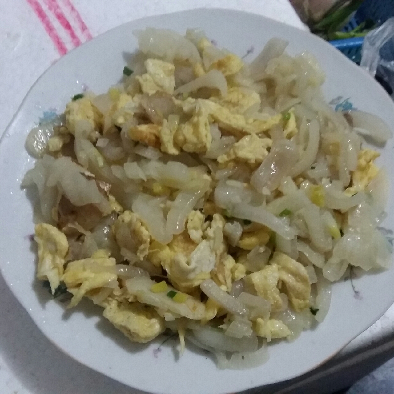 洋葱炒鸡蛋