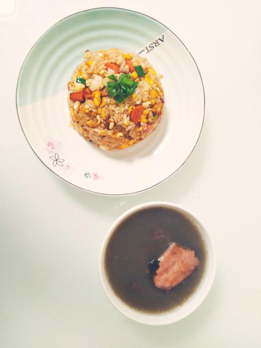 火腿咸鱼蛋炒饭