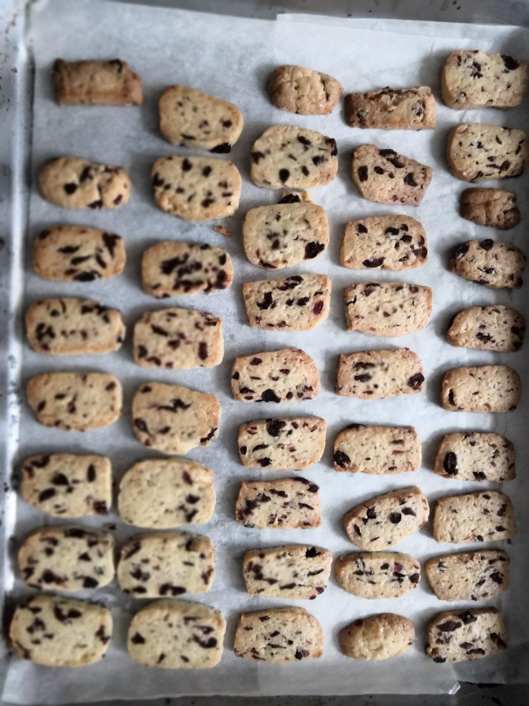 低糖少油版蔓越莓饼干