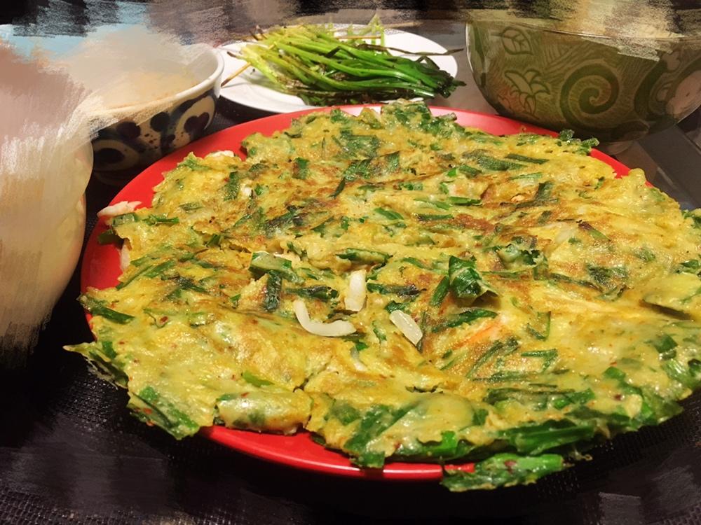 韩式韭菜饼