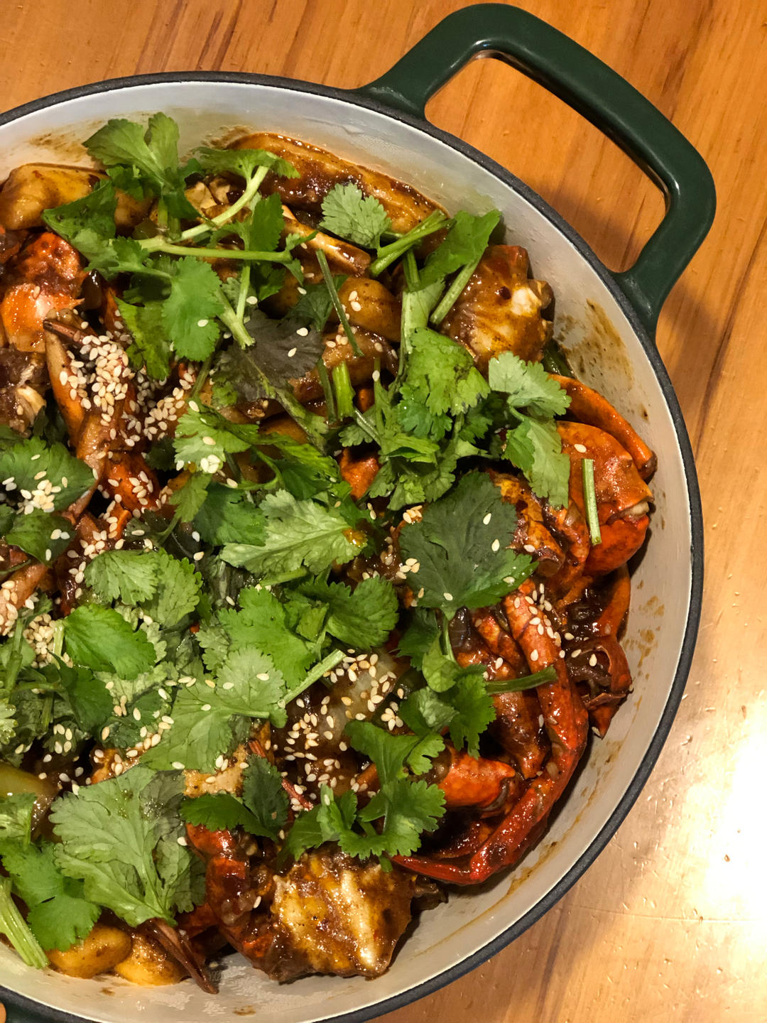 超详细版吮指香辣蟹炒年糕 | 大闸蟹最美妙的味道