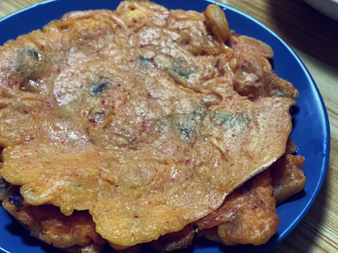 十五分钟的快手泡菜饼